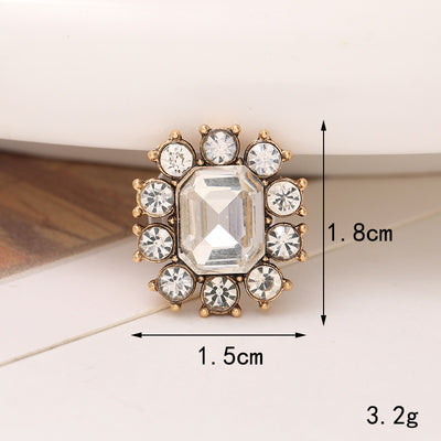 Adornos de Cristal Brillante para Zapatos - Accesorios DIY Estilo Clásico con Flor de Perla - Image 29