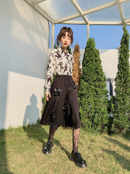 Falda A-Línea Midi Elegante para Primavera y Otoño - Image 4