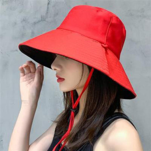 Sombrero Reversible de Ala Ancha Transpirable para el Sol - Image 7