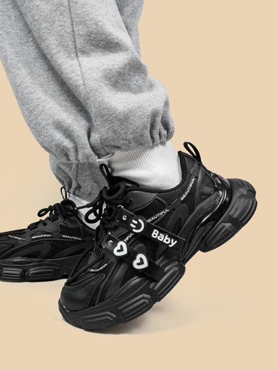 Zapatos Deportivos Plataforma para Mujer - Estilo Dad Shoes Negro - Image 8