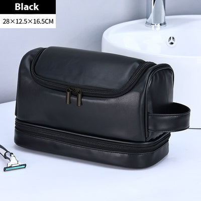 Bolsa de Aseo Ejecutiva en Cuero - Organizador de Viaje Profesional con Gancho - Image 7