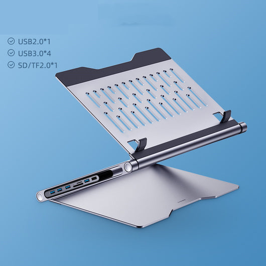 Soporte para Laptop con Estación de Acoplamiento 8 en 1 - Image 8