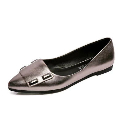 Zapatos Planos de Punta Fina y Boca Baja - Image 10