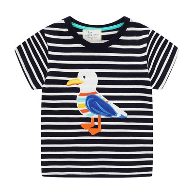 Camiseta Infantil de Algodón con Diseño de Dibujos Animados - Image 9