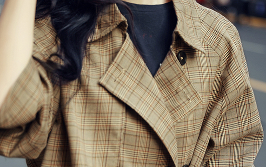 Abrigo Largo Cuadrille Suelta y Ligera - Corte Oversize Elegante para Mujer - Image 12