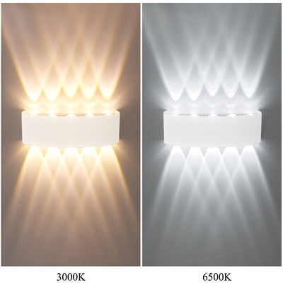 Lámpara de Pared LED Telescópica Blanca Resistente al Agua - Image 4