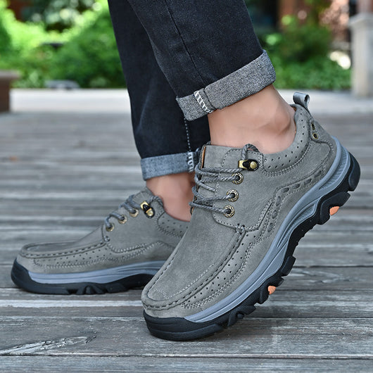 Botas de Senderismo en Cuero Genuino con Suela Reforzada para Hombre - Image 11