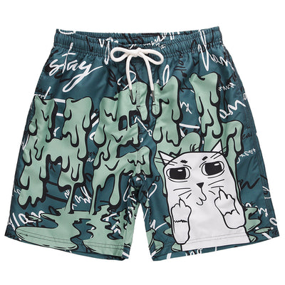 Pantalones Cortos Hip-Hop Hombre Verano Secado Rápido con Estampado - Image 10