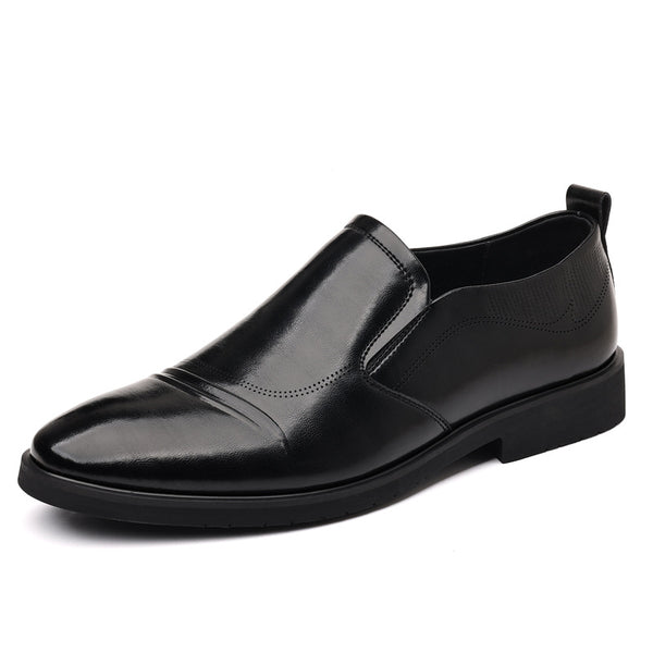 Zapatos Ejecutivos Slip-On de Cuero Vintage Talla Grande para Hombre - Image 6