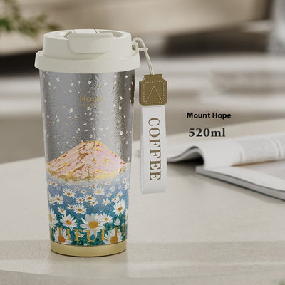 Taza de Café de Titanio Puro con Decoración para Auto - Image 9