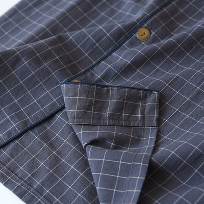 Conjunto de Pijama Camisón a Cuadros - Image 15