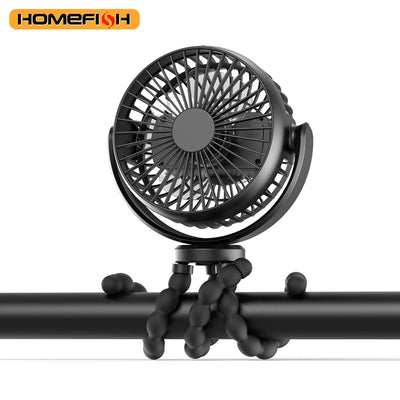 Ventilador Portátil Automático para Cochecito de Bebé con Luz LED - Image 9