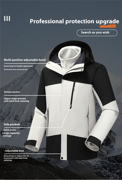 Chaqueta Impermeable 3 en 1 Desmontable - Image 12