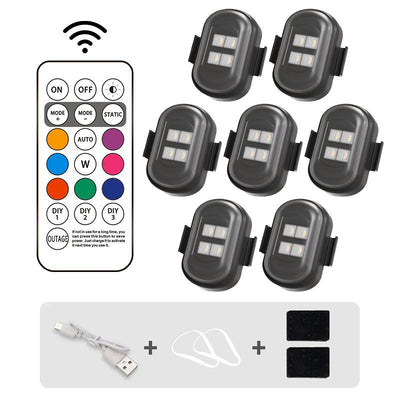 Luz de Advertencia LED para Motocicleta con Control Remoto Inalámbrico - Image 12