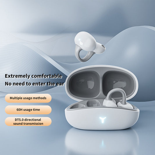 Auriculares Inalámbricos Clip-on Bluetooth con Cancelación de Ruido y Batería Extendida - Image 2