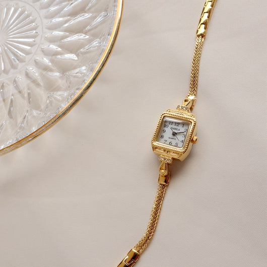 Reloj de Pulsera Cuadrado Retro Elegante con Banda Fina - Image 7