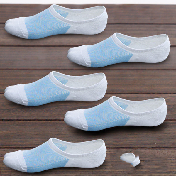 Calcetines Invisibles para Hombre de Algodón Puro - Cortos y Transpirables