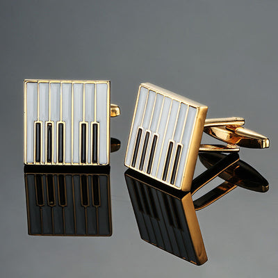 Gemelos de Notas Musicales en Latón - Colección Brass Music Series - Image 2