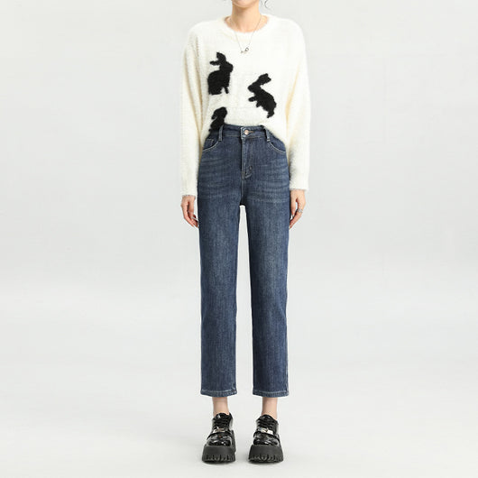 Jeans Cortos Acolchados para Mujer con Forro Térmico - Image 13