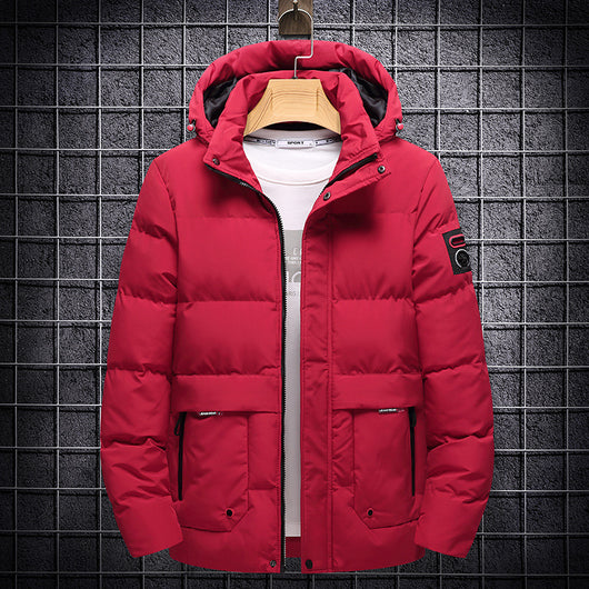 Chamarra de Invierno Acolchada con Plumón para Hombre - Image 5