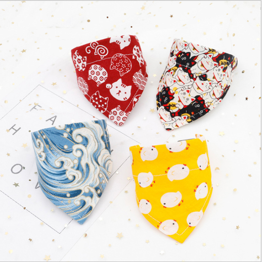 Pañuelo Triangular Navideño para Perros y Gatos - Collar Adorable Japonés - Image 14