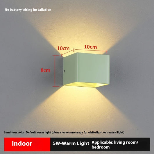 Lámpara de Pared Minimalista para Dormitorio en Aleación - Image 15