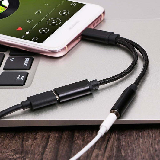 Cable Adaptador 2 en 1 para Audífonos y Carga Simultánea - Image 6