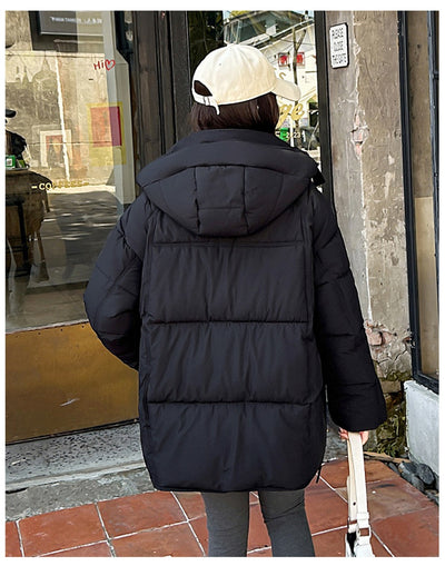 Abrigo Acolchado Suelto de Algodón para Mujer - Image 22
