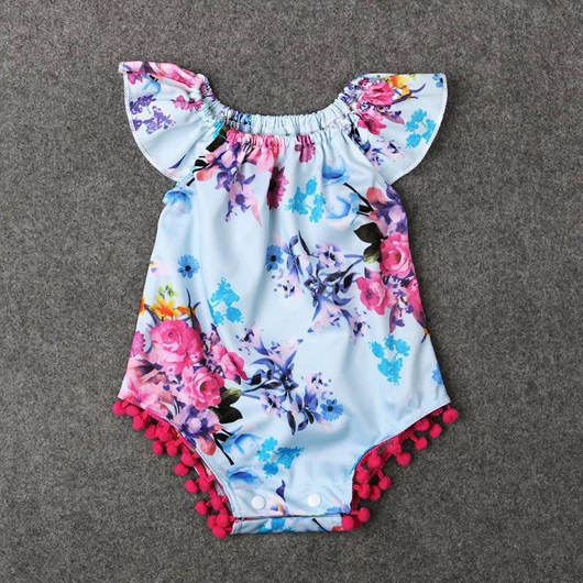 Jumpsuit Floral para Bebé Niña - Ropa Cómoda para Gatear en Verano - Image 8