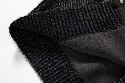 Chaqueta de Punto Slim con Capucha y Cuadros para Hombre - Image 11