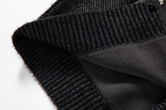 Chaqueta de Punto Slim con Capucha y Cuadros para Hombre - Image 11