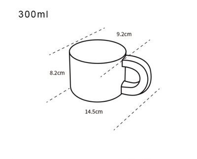 Taza de Cerámica Nórdica con Lunares - Taza de Café Creativa - Image 9