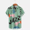 Camisa Casual para Hombre con Estilo Jazz