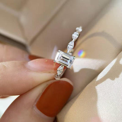 Anillo de Plata Minimalista para Mujer - Diseño Versátil Lujo Accesible - Image 8
