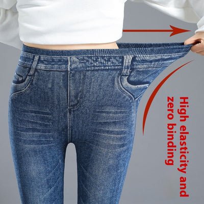Leggings Ajustados de Talle Alto para Mujer con Corte Pencil Oversized - Image 2