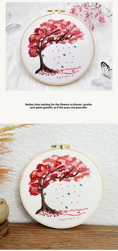Kit de Bordado Principiante con Árbol Colgante - Pintura Textil - Image 16