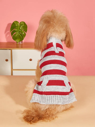 Suéter para Perros Pequeños y Medianos con Cierre de Contraste y Bolsillos - Image 26