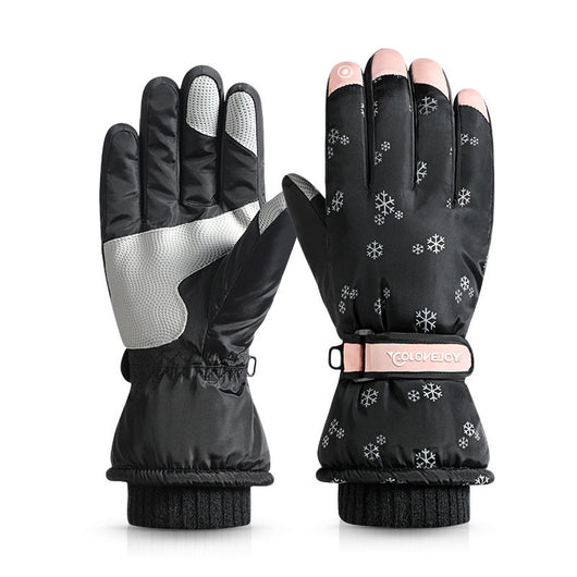 Guantes Térmicos Acolchados para Ciclismo con Relleno de Terciopelo y Algodón - Image 43
