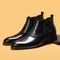 Botas de Cuero Retro para Invierno - Estilo Clásico Alto