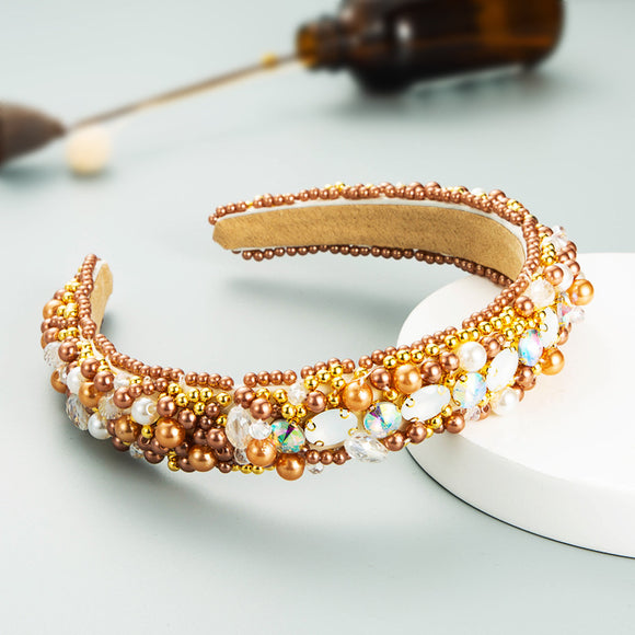 Diadema de Cristal Barroco para Mujer Estilo Europeo