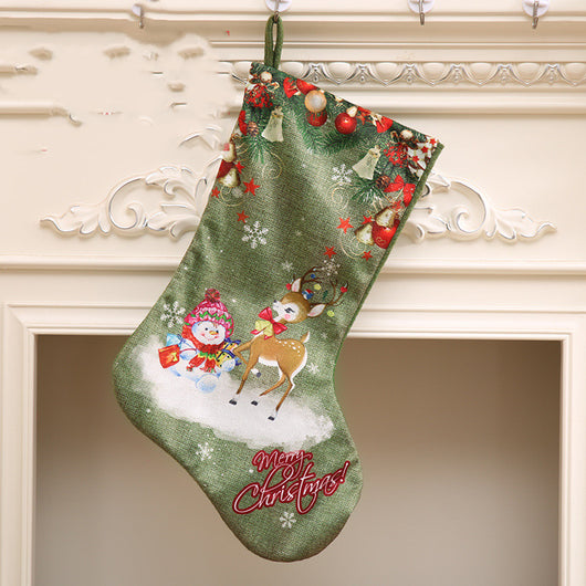 Adorno Navideño Relleno de Caramelos - Calcetín Grande para Regalos - Image 6