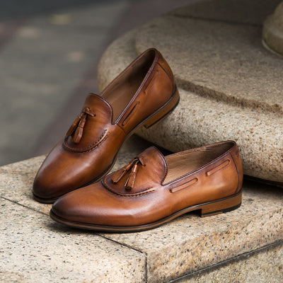 Mocasines con Borla Vintage Artesanales Británicos para Hombre - Image 11