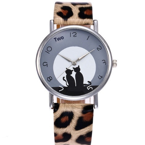 Reloj de Pareja Gatos Casual PAPHITAK para Mujer