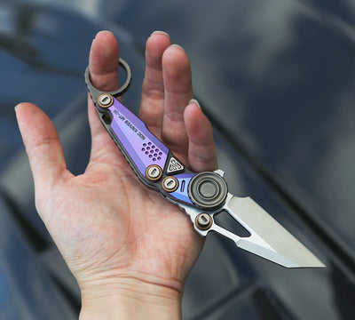Cuchillo Plegable M390 Defensa Personal Exterior Filo Profesional - Image 7