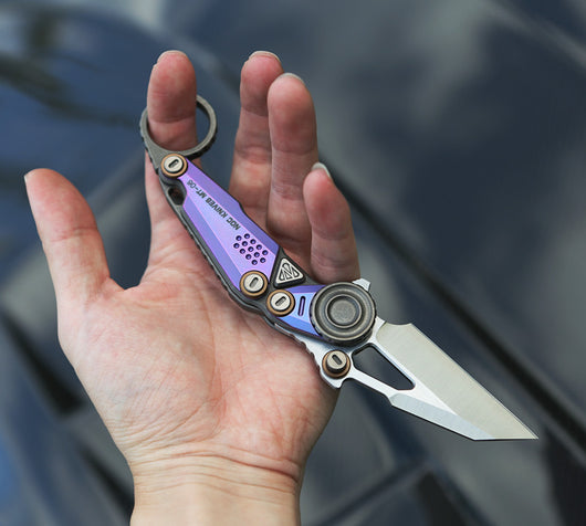 Cuchillo Plegable M390 Defensa Personal Exterior Filo Profesional - Image 7