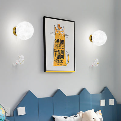 Lámpara de Pared Luna para Habitación Infantil Diseño Minimalista Moderno - Image 9