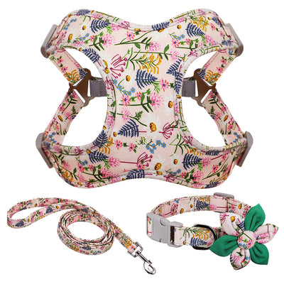 Arnés de Pecho Veststyle con Cuerda y Cadena para Pasear Perros - Image 8
