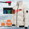 Chaqueta Calefactable USB Cortavientos para Invierno