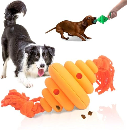 Juguete para Perros con Cuerda y Dispensador de Comida