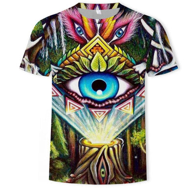 Playera Unisex con Estampado 3D Digital de Cuello Redondo - Image 7